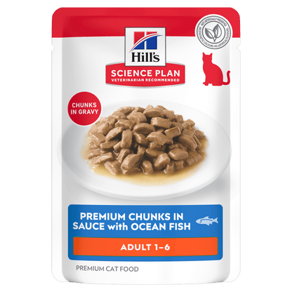 Hill's Adult 1-6 Nassfutter Katze Ozeanfisch