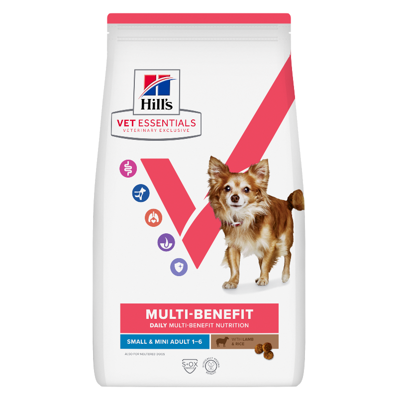 Hill's Vet Essentials Multi-Benefit Adult Small & Mini Hundefutter mit Lamm und Reis
