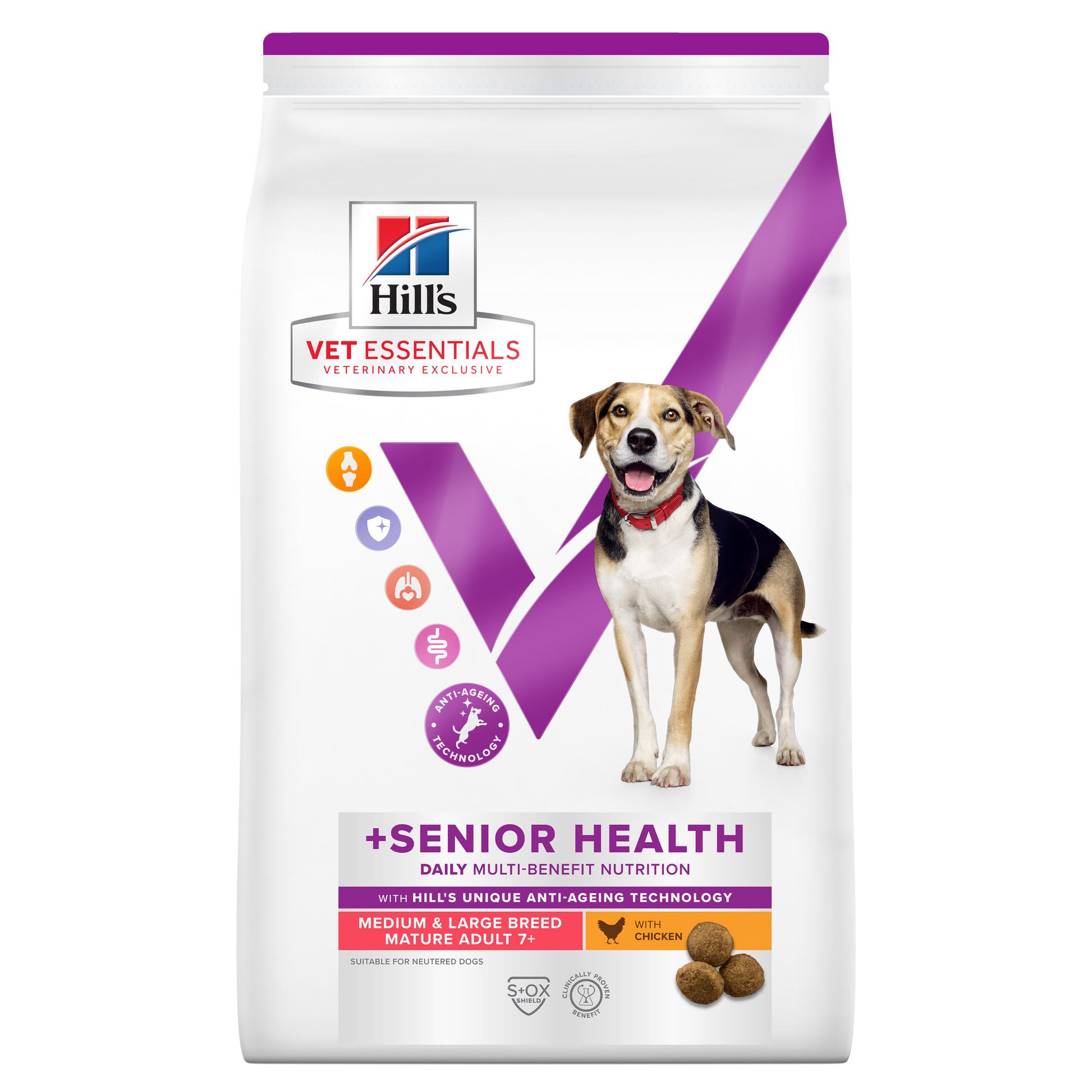 Hill's Multi-Benefit + Senior Health Mature Adult 7+ Medium & Large Breed - Hund