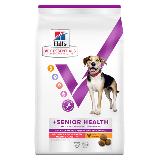 Hill's Multi-Benefit + Senior Health Mature Adult 7+ Medium & Large Breed - Hund