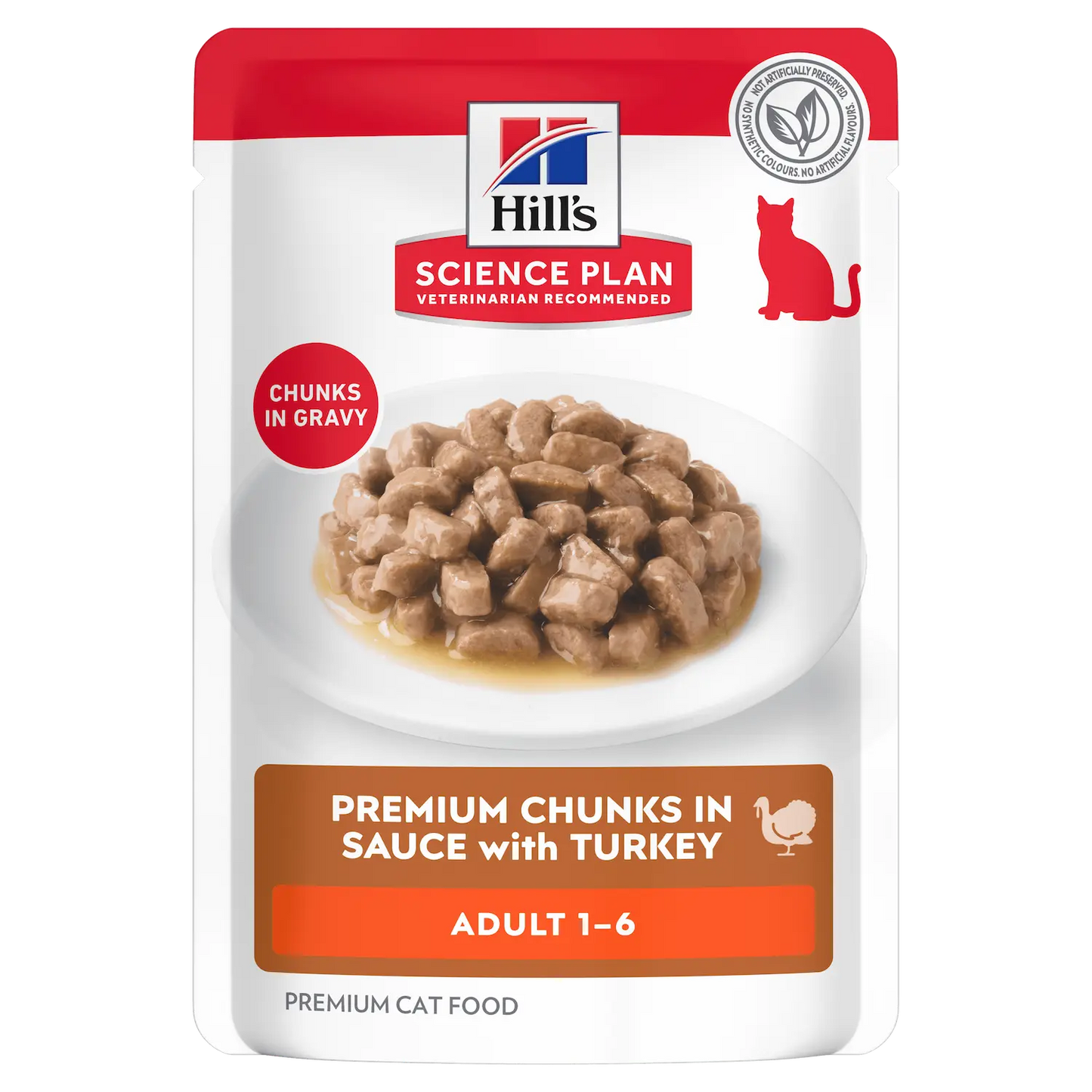 Hill's Adult 1-6 Katze - Beutel Truthahn