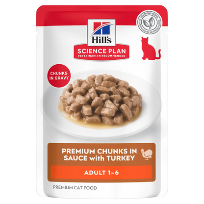 Hill's Adult 1-6 Katze - Beutel Truthahn