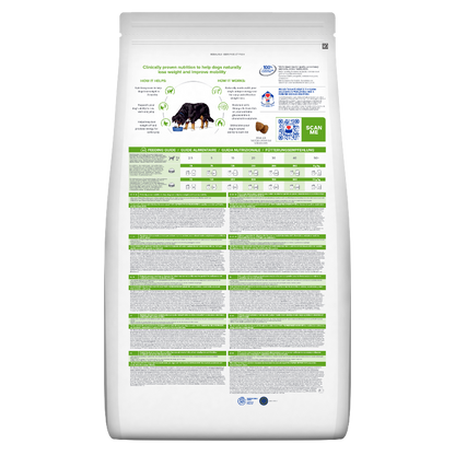 Hill's Metabolic + Mobility für Hunde Rückseite