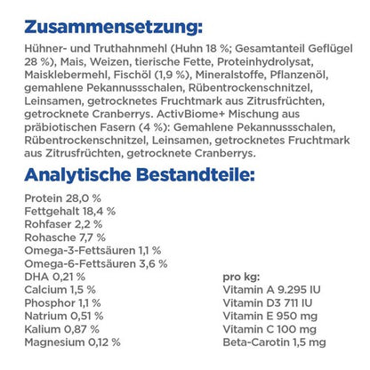 Hill's Multi-Benefit Medium Puppy - Hund Zusammensetzung & Analytische Bestandteile
