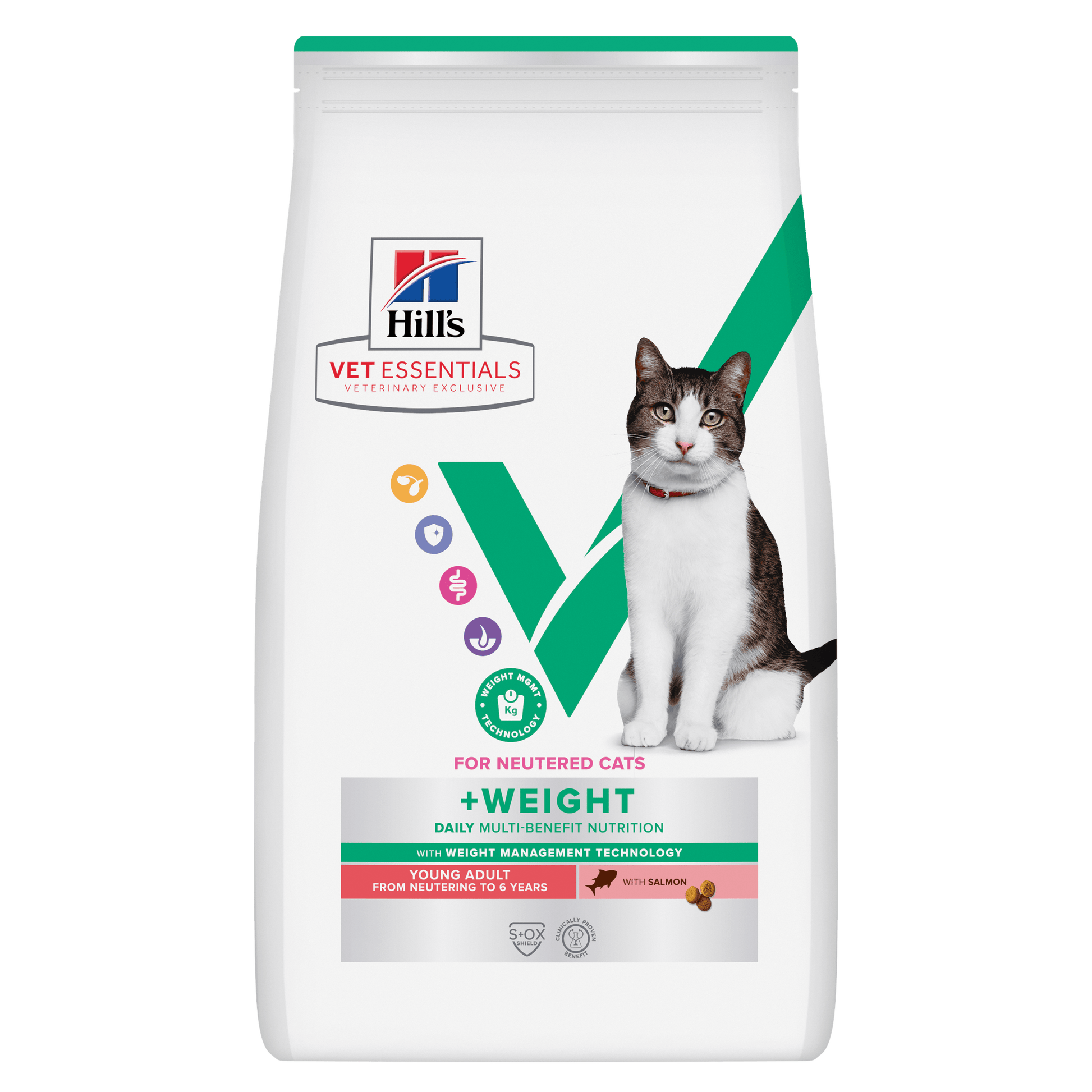 Hill's Multi-Benefit + Weight Young Adult mit Lachs - Katze
