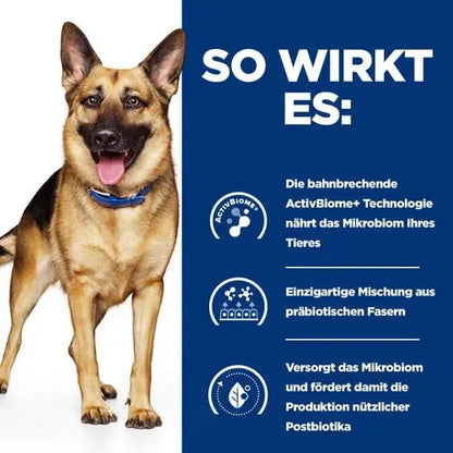 Hill’s Prescription Diet Gastrointestinal Biome Fibre Care Hund so wirkt es
