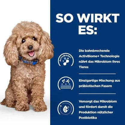 Hill’s Prescription Diet Gastrointestinal Biome Mini – Trockenfutter Hund so wirkt es
