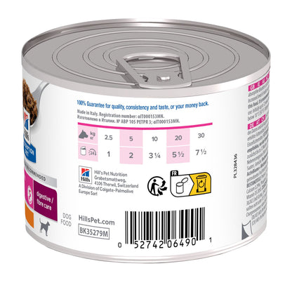 Hill's Prescription Diet Gastrointestinal Biome Nassfutter für Hunde Rückseite