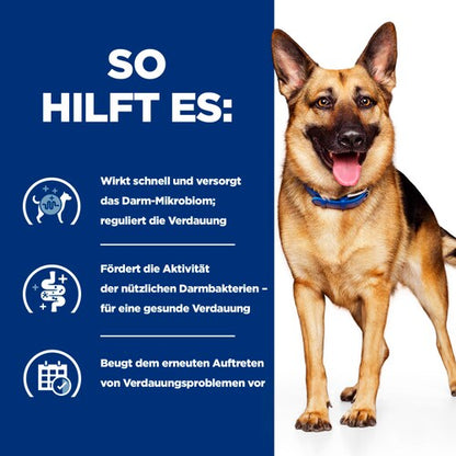 Hill's Prescription Diet Gastrointestinal Biome Nassfutter für Hunde so hilft es