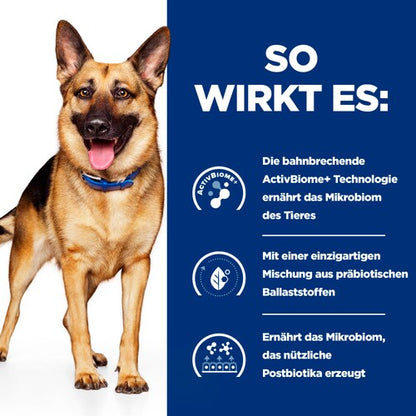 Hill's Prescription Diet Gastrointestinal Biome Nassfutter für Hunde so wirkt es