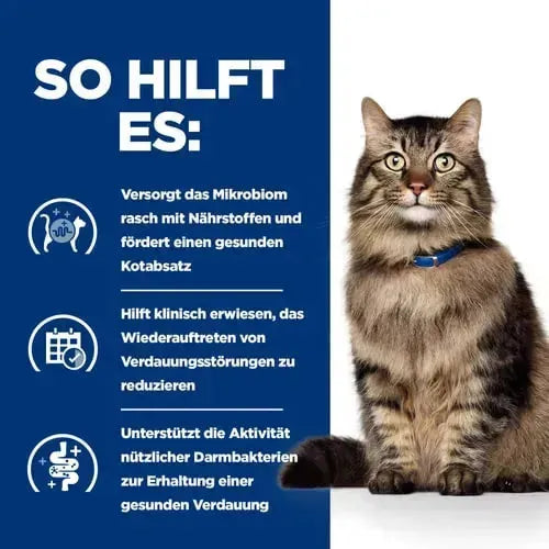 Hill's Prescription Diet Gastrointestinal Biome Nassfutter für Katzen so hilft es