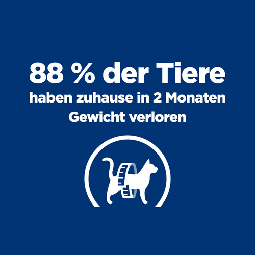 Hill's Prescription Diet Metabolic Katzenfutter Gewicht verloren