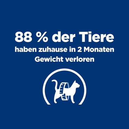 Hill's Prescription Diet Metabolic Katzenfutter Gewicht verloren
