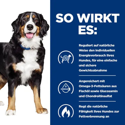 Hill's Prescription Diet Metabolic + Mobility Nassfutter für Hunde so wirkt es