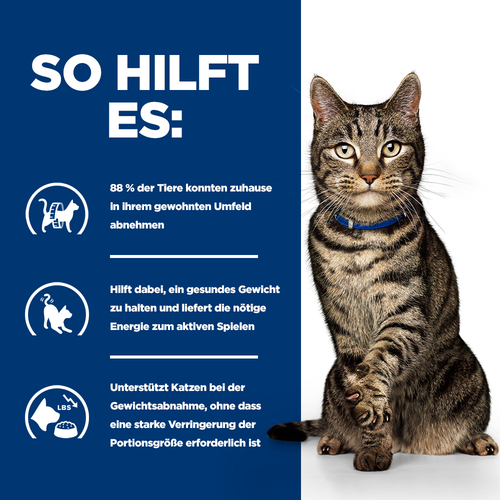 Hill's Prescription Diet Metabolic Trockenfutter für Katzen so hilft es