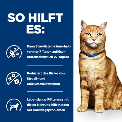 Hill's Prescription Diet c/d Multicare Nassfutter für Katzen so hilft es