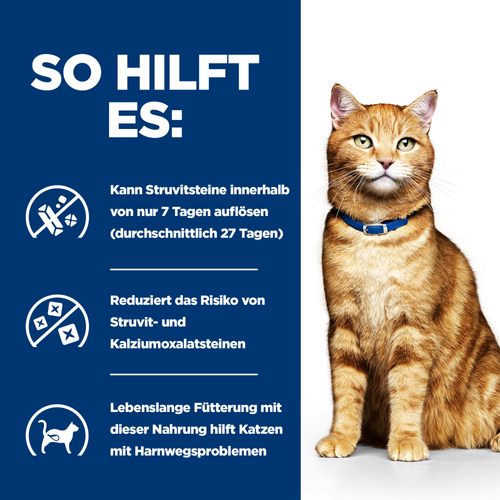 Hill's Prescription Diet c/d Multicare Ragout für Katzen so hilft es