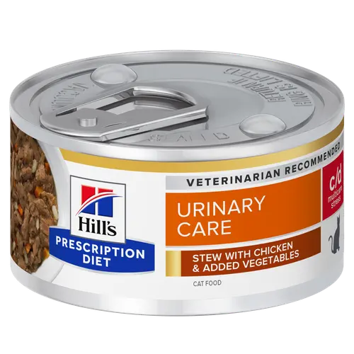 Hill's Prescription Diet c/d Multicare Stress Ragout für Katzen Huhn