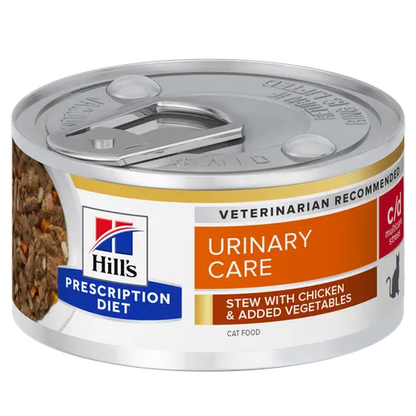 Hill's Prescription Diet c/d Multicare Stress Ragout für Katzen Huhn