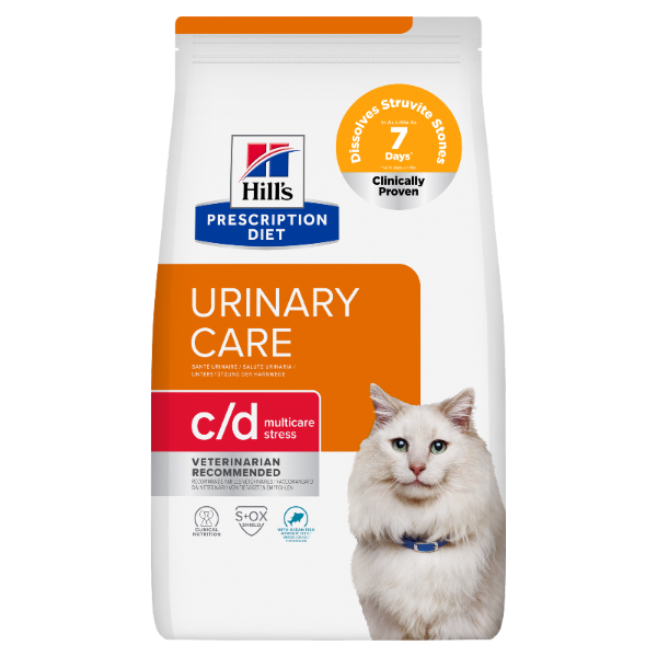 Hill's Prescription Diet c/d Multicare Stress Trockenfutter für Katzen Fisch