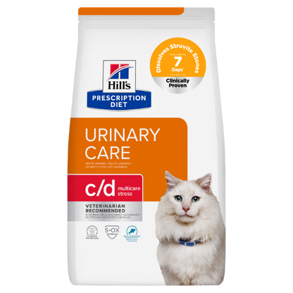 Hill's Prescription Diet c/d Multicare Stress Trockenfutter für Katzen Fisch