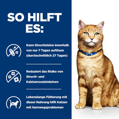Hill's Prescription Diet c/d Multicare Urinary Care Katzenfutter so hilft es