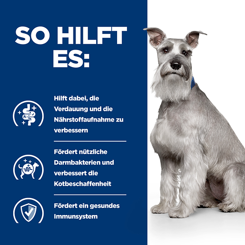 Hill’s Prescription Diet i/d Low Fat Hund mit Huhn so hilft es