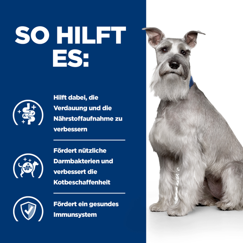 Hill’s Prescription Diet i/d Low Fat Hund so hilft es