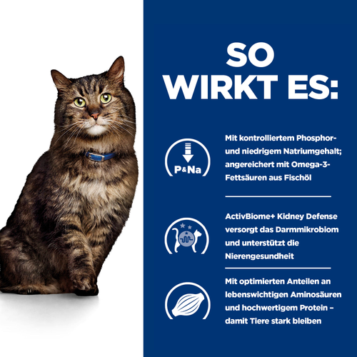 Hill's Prescription Diet k/d Early Stage Katzen Nassfutter so wirkt es