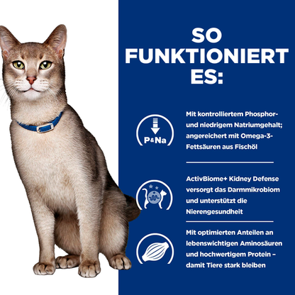 Hill's Prescription Diet k/d Katzenfutter Mousse so funktioniert es