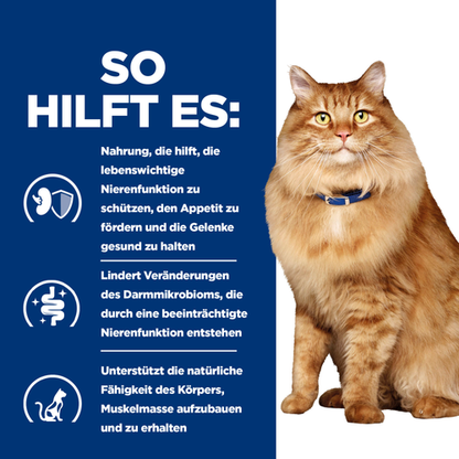 Hill's Prescription Diet k/d + Mobility Nassfutter für Katzen so hilft es