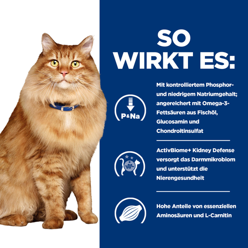 Hill's Prescription Diet k/d + Mobility Nassfutter für Katzen so wirkt es
