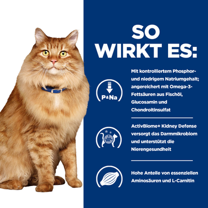 Hill's Prescription Diet k/d + Mobility Nassfutter für Katzen so wirkt es