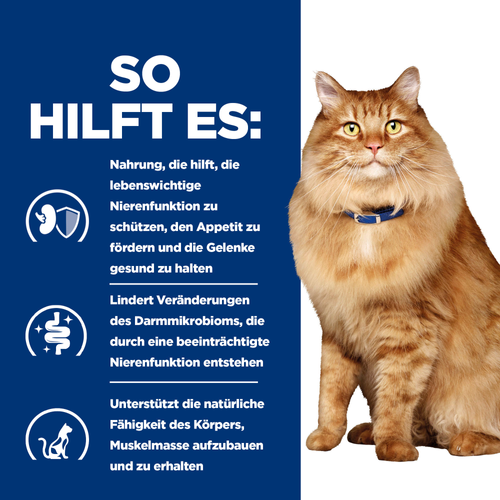 Hill's Prescription Diet k/d + Mobility Trockenfutter für Katzen so hilft es