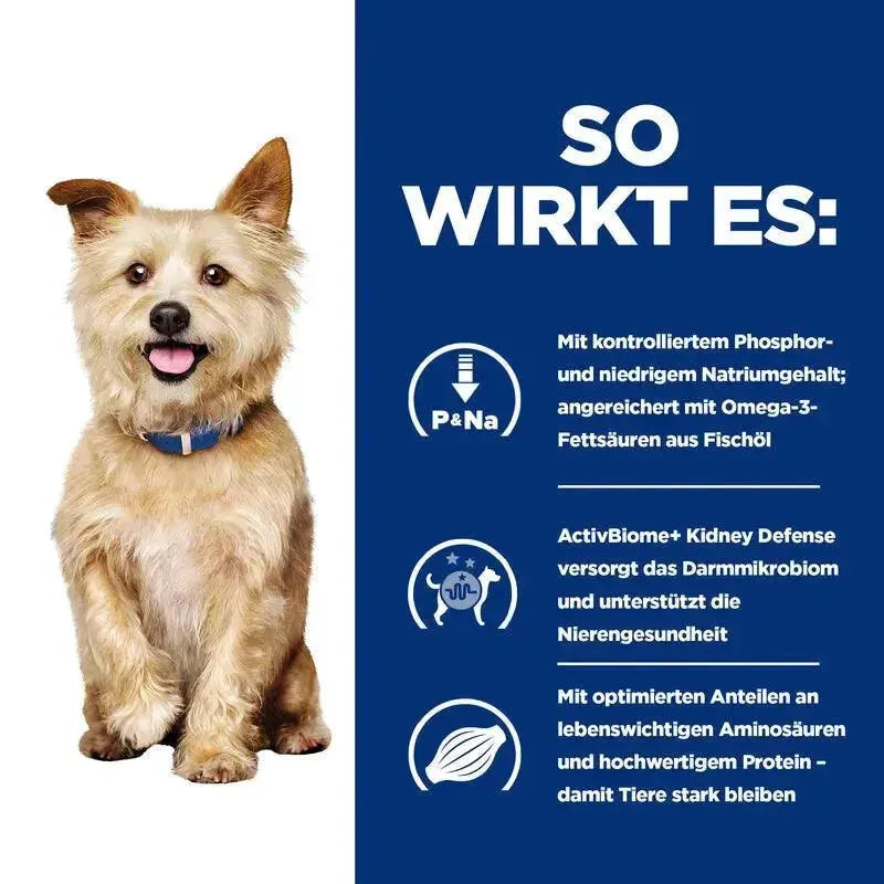 Hill's Prescription Diet k/d Nassfutter für Hunde so wirkt es
