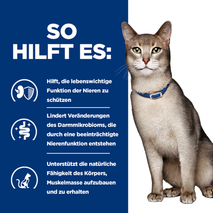 Hill's Prescription Diet k/d Nassfutter für Katzen so hilft es