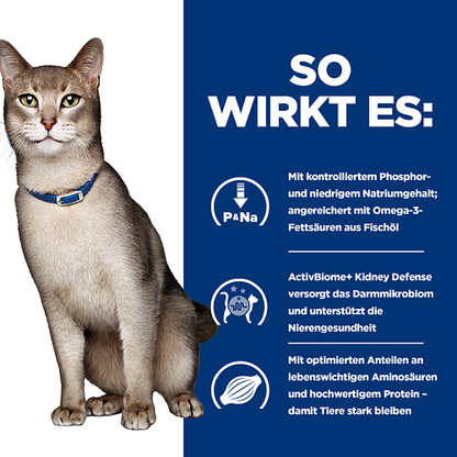 Hill's Prescription Diet k/d Nassfutter für Katzen so wirkt es