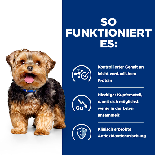 Hill's Prescription Diet l/d Trockenfutter für Hunde so funktioniert es