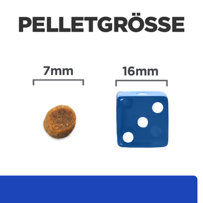 Hill's Prescription Diet m/d Trockenfutter für Katzen Pelletgrösse
