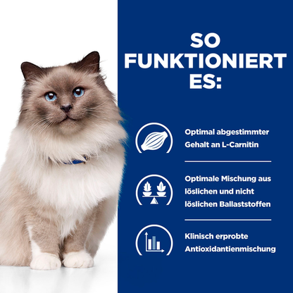 Hill's Prescription Diet r/d Trockenfutter für Katzen so funktioniert es