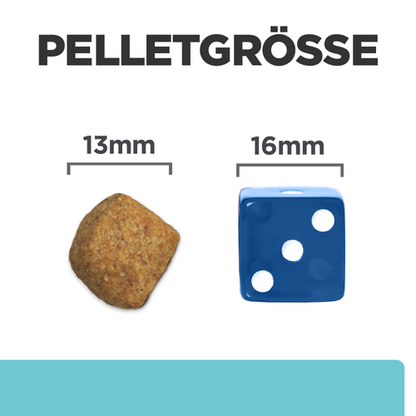 Hill's Prescription Diet t/d Katzenfutter Pelletgrösse