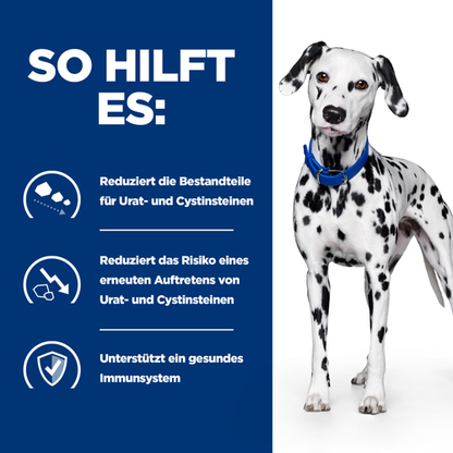 Hill's Prescription Diet u/d Nassfutter für Hunde so hilft es