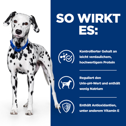 Hill's Prescription Diet u/d Nassfutter für Hunde so wirkt es