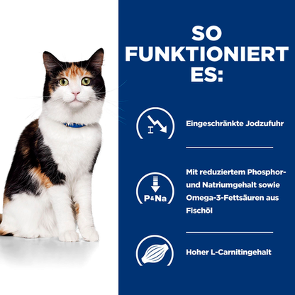 Hill's Prescription Diet y/d Original Trockenfutter für Katzen so funktioniert es