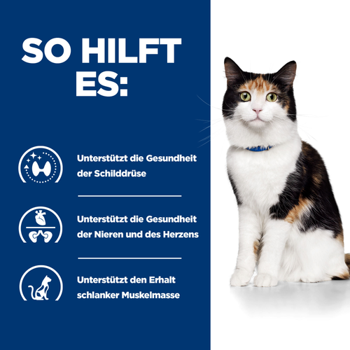 Hill's Prescription Diet y/d Original Trockenfutter für Katzen so hilft es