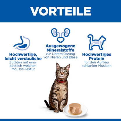 Hill's Science Plan Adult 1-6 Katzenfutter Mousse Vorteile