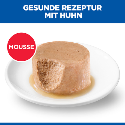 Hill's Science Plan Adult 1-6 Katzenfutter Mousse mit Huhn