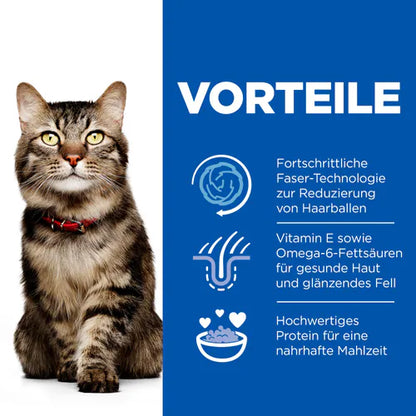 Hill's Science Plan Hairball &amp; Perfect Coat Katzenfutter Vorteile
