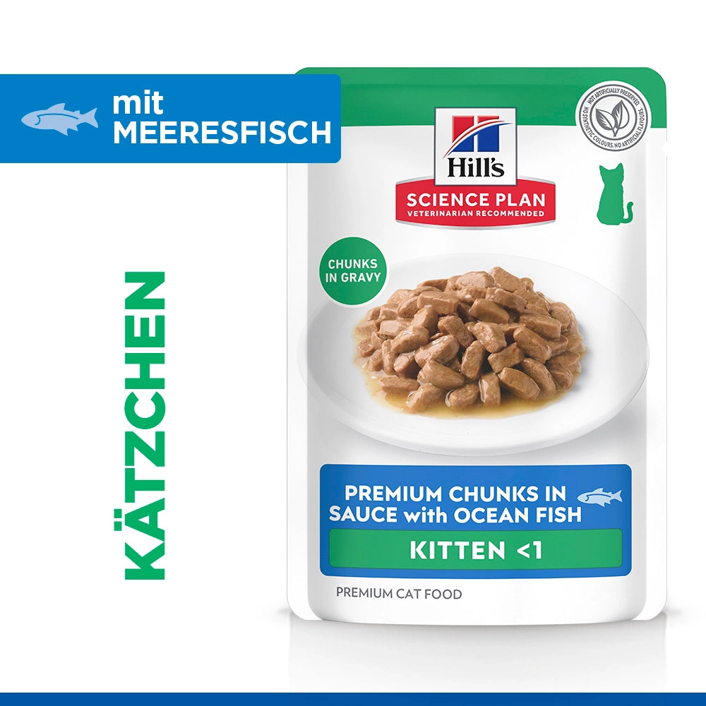 Hill's Science Plan Kitten Nassfutter Meeresfisch