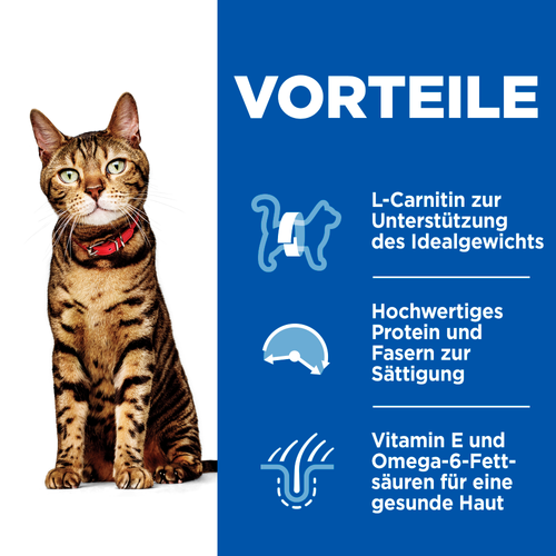 Hill's Science Plan Light Adult 1-6 Katzenfutter Vorteile
